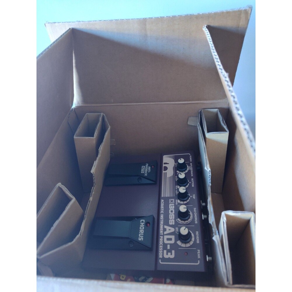 BOSS AD-3 Acoustic Instrument Processor For Guitar New Open Box - Picture 10 of 11